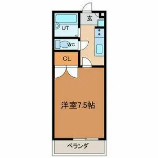 ル・ポン新瑞【4C号室】の間取り