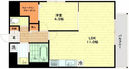 T.Y天六【3階】の間取り