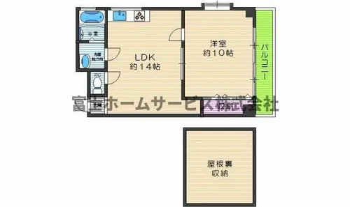 モーリスメゾン【3階】の間取り