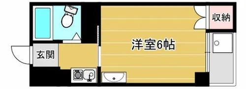 ダイユウレストハウス大畑【407号室】の間取り