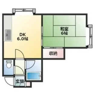 フロスティ川沿B【3階】の間取り
