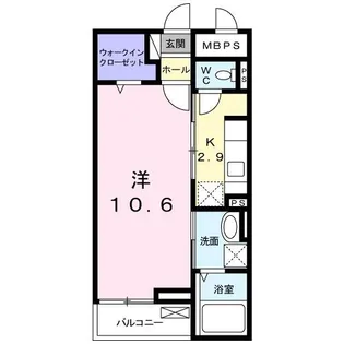 大阪府茨木市畑田町【マンション】の間取り
