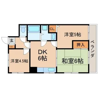兵庫県尼崎市杭瀬南新町4丁目【マンション】の間取り