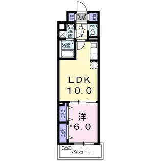 セレノ スクエア【5階】の間取り
