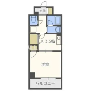 アネシス鶴見【6階】の間取り