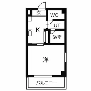 グランデ瓦町【5階】の間取り
