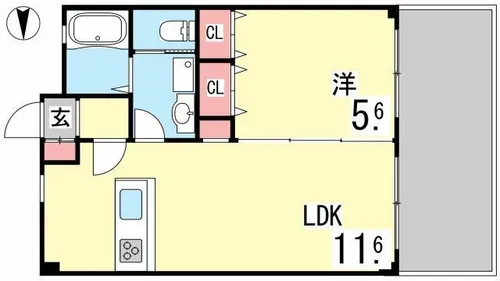 ハイムマミ【202号室】の間取り