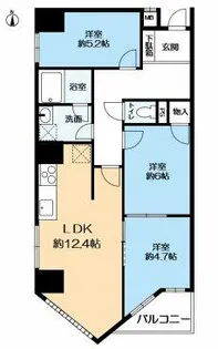 ラ・ミーユ甲東園【2階】の間取り