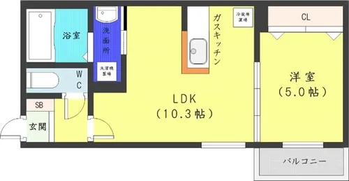 ParenteS22【4階】の間取り