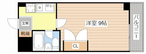 カーサ・ソラッツオ壱番館【617号室】の間取り