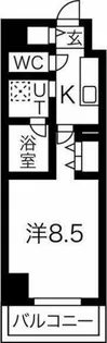 リシュドール名駅南【3階】の間取り