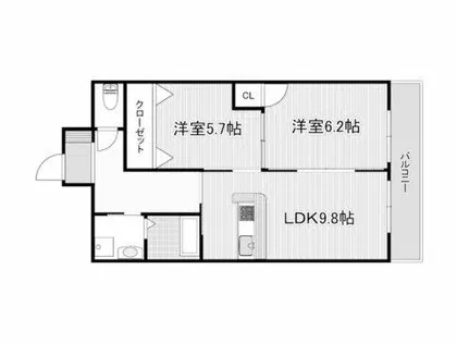 リード真鶴【7階】の間取り