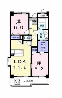 スカイピュア 16【3階】の間取り