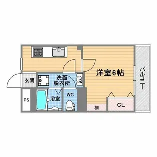 フタミハイツ【501号室】の間取り