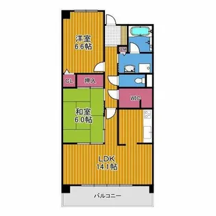 ステラコート【1階】の間取り