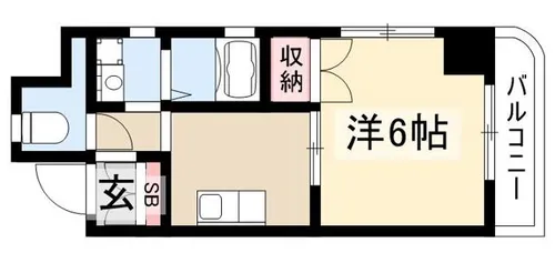 サンステイツⅠ【506号室】の間取り