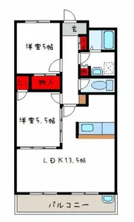 ベルフォーレ平野Ⅰ【3階】の間取り