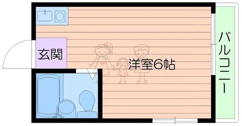 大阪府大阪市阿倍野区阿倍野筋3丁目【マンション】の間取り