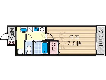 ジュネスコート【4階】の間取り