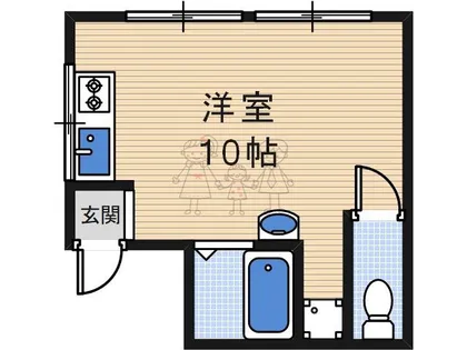 大阪府大阪市住吉区墨江4丁目【マンション】の間取り