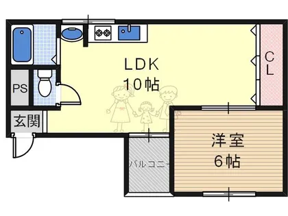 ハウス大幸【3階】の間取り