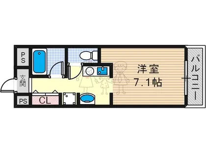 ADORER【7階】の間取り