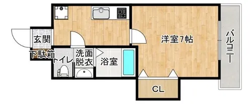 Luxe新大阪EASTⅡ【7階】の間取り