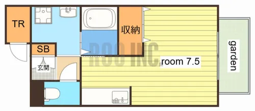 ヴェルロール西今宿【104号室】の間取り