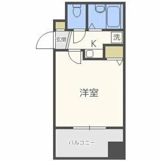 セレッソコート西心斎橋Ⅲ【3階】の間取り