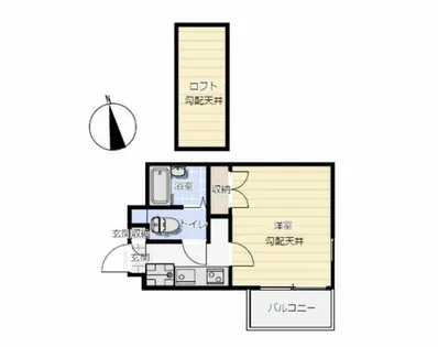 ジュネス城北新町Ⅱ【306号室】の間取り