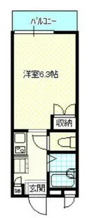 グランサレ【104号室】の間取り