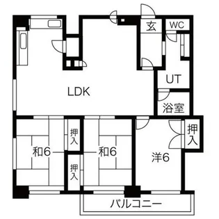 シオン澄川【5階】の間取り