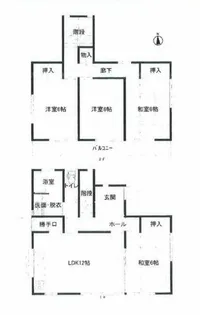 愛知県一宮市今伊勢町馬寄字郷前【一戸建】の間取り