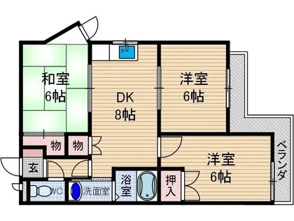 プリマベーラ【1階】の間取り