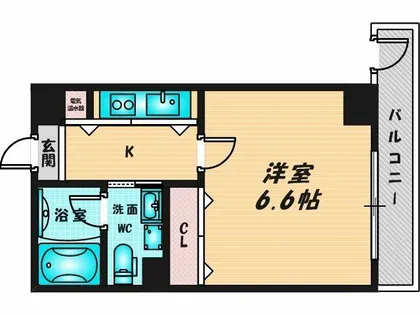 Celeb布施東【7階】の間取り