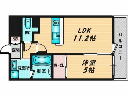 Grand Luce(グランルーチェ)【7階】の間取り