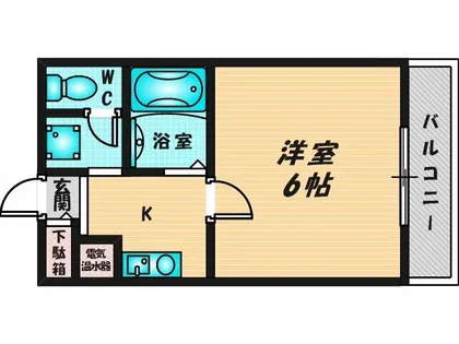 オルゴグラート長田【3階】の間取り