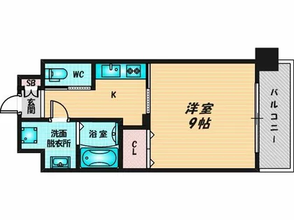 Forest Grace高井田Ⅰ【4階】の間取り