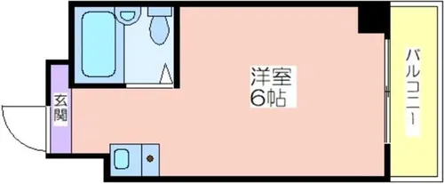 エム・エス・エイ山王【6階】の間取り