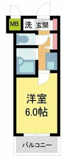 wagaya門戸厄神【310号室】の間取り