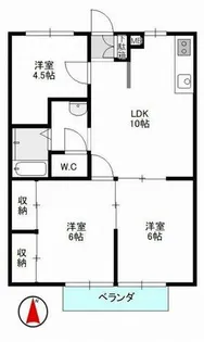 エステートピア赤穂【103号室】の間取り