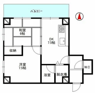 サンコウビル【4階】の間取り