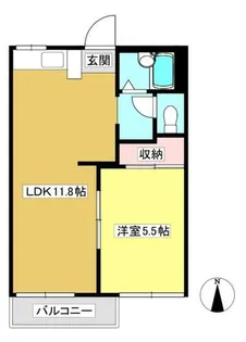 フォレストタウンA【2階】の間取り