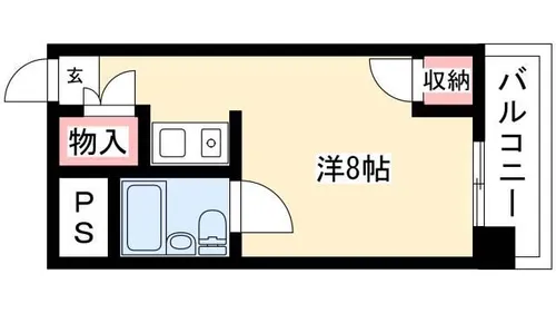 トーカングランドマンション栄【1115号室】の間取り