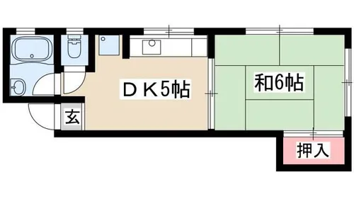 三宝ビル【D-3号室】の間取り