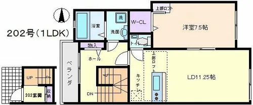 大阪府大阪市住吉区遠里小野4丁目【タウンハウス】の間取り