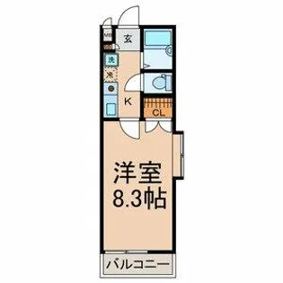 第2マンション菜の花【3階】の間取り