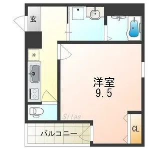 フジパレス堺南長尾Ⅲ番館【2階】の間取り