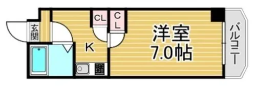 福岡県大野城市栄町2丁目【マンション】の間取り