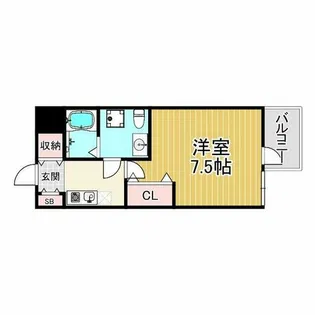 S-FORT西宮【10階】の間取り